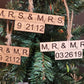 Wedding Date Ornaments