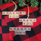 Wedding Date Ornaments